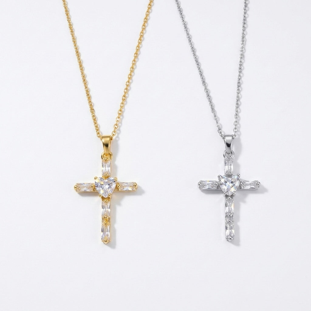 Colier Brilliant Cross