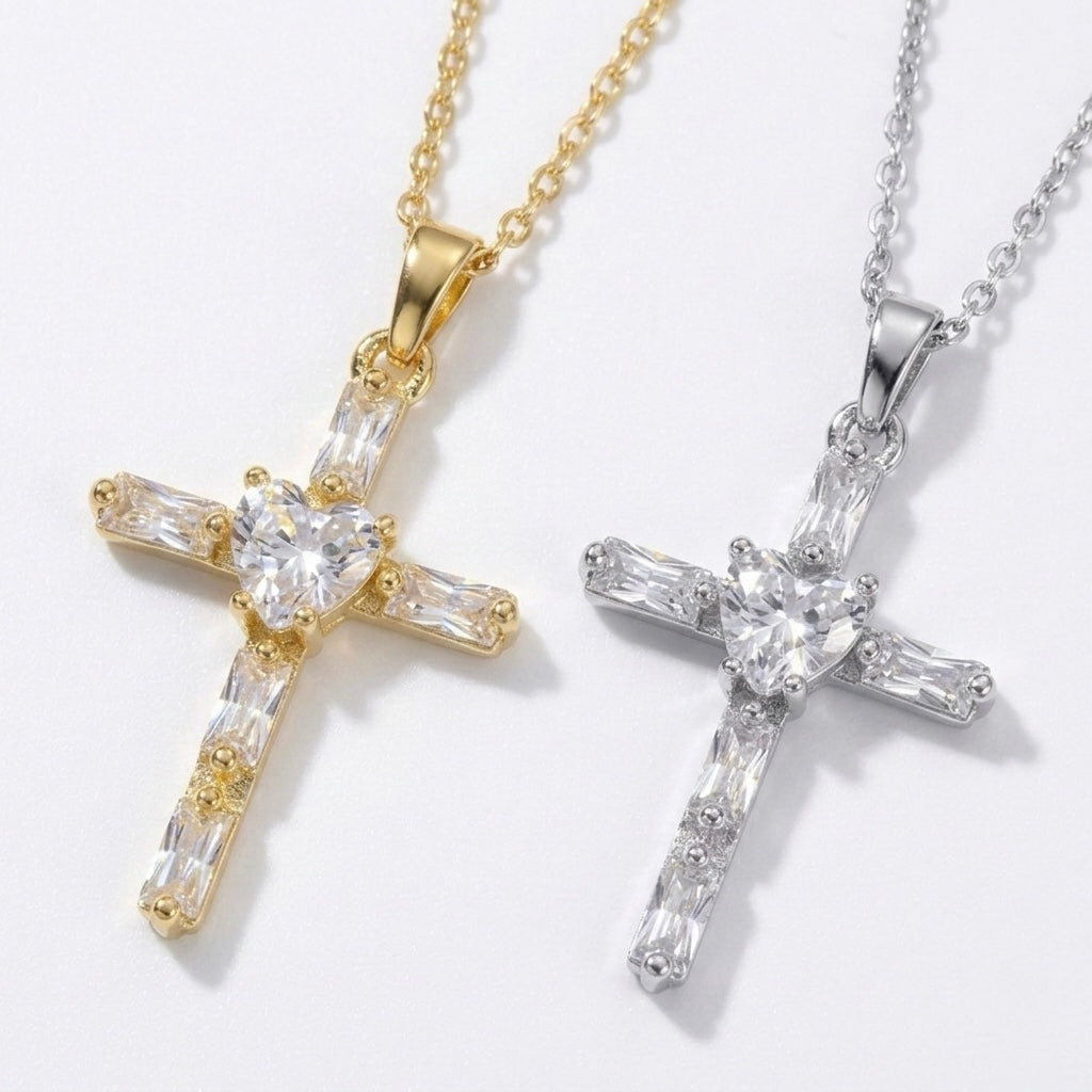 Colier Brilliant Cross