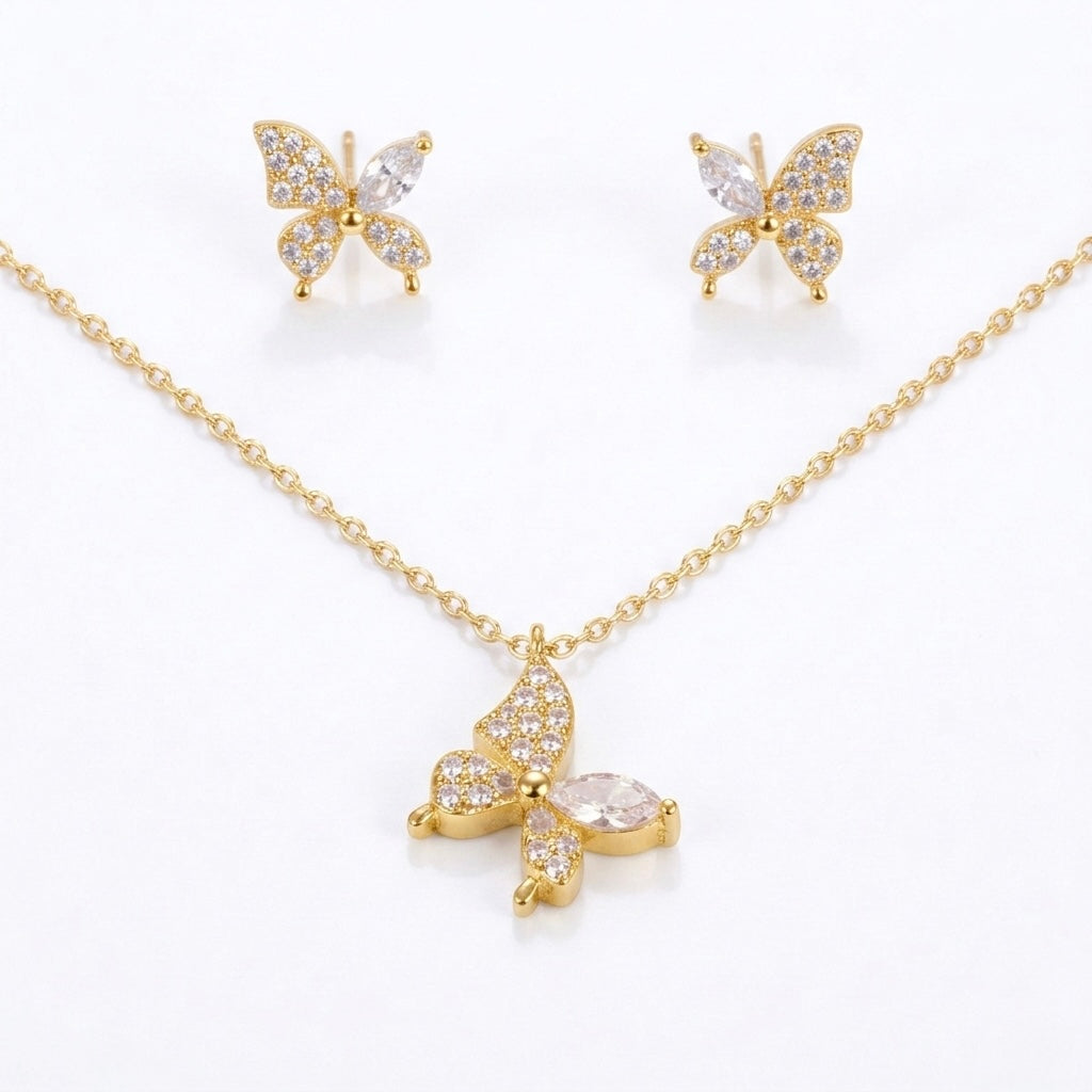🦋 Set „Butterfly” Argint 925