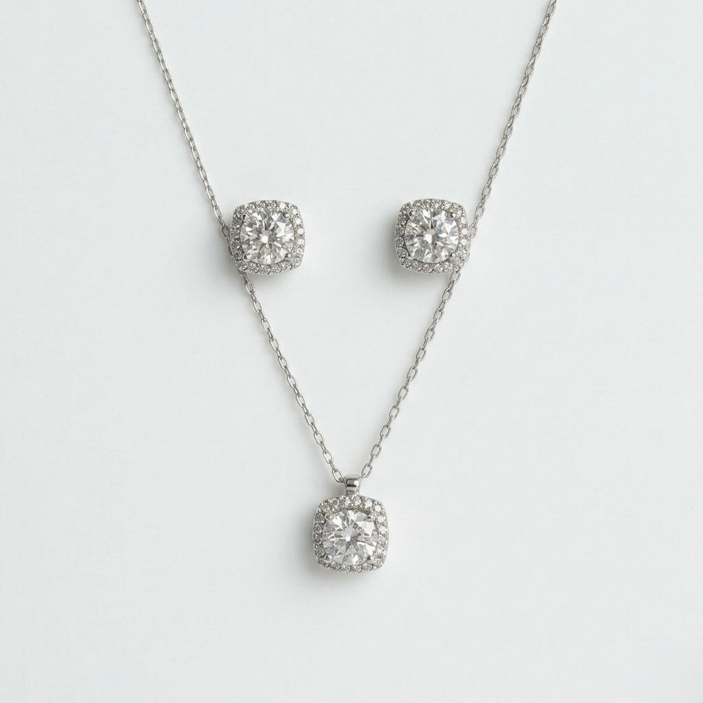 Set Diamond Glow – Argint 925 & Zirconiu