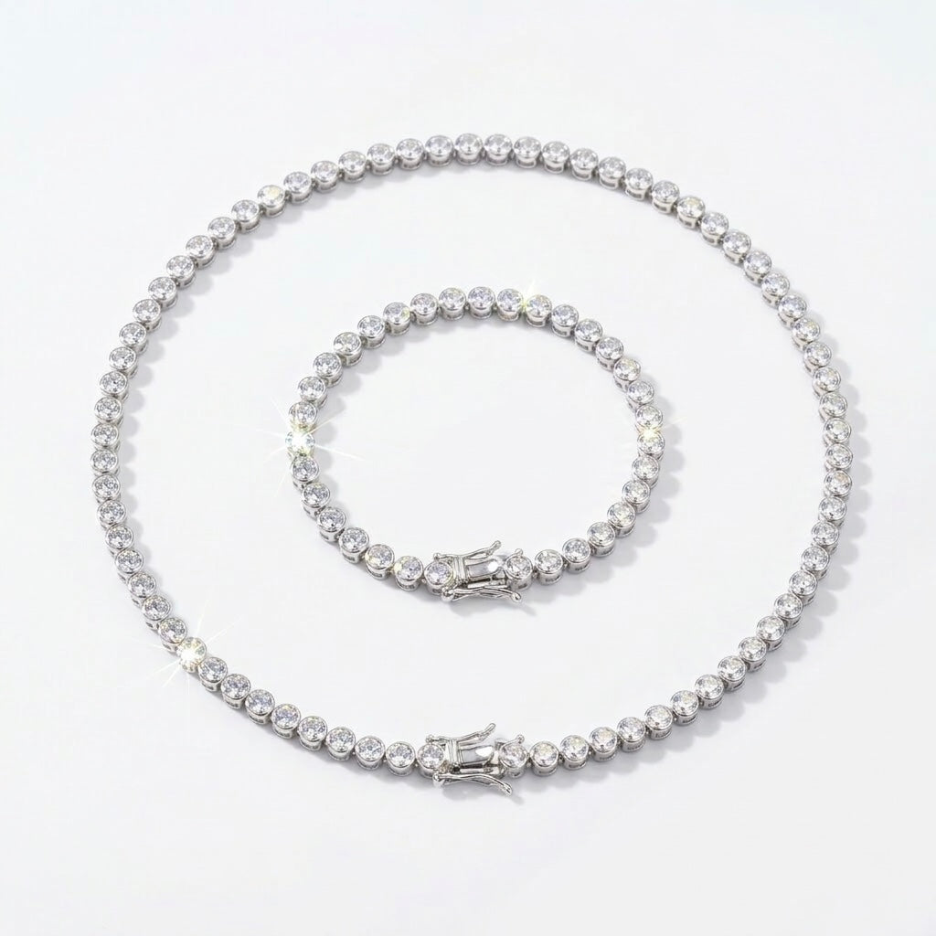 ✨ Setul Energiei Pure – Argint925 + Cercei Cadou 🎁