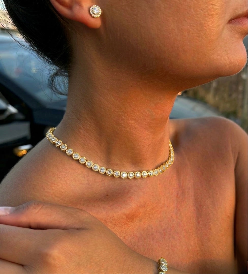 Set Crystal Shine Gold - 2 Piese