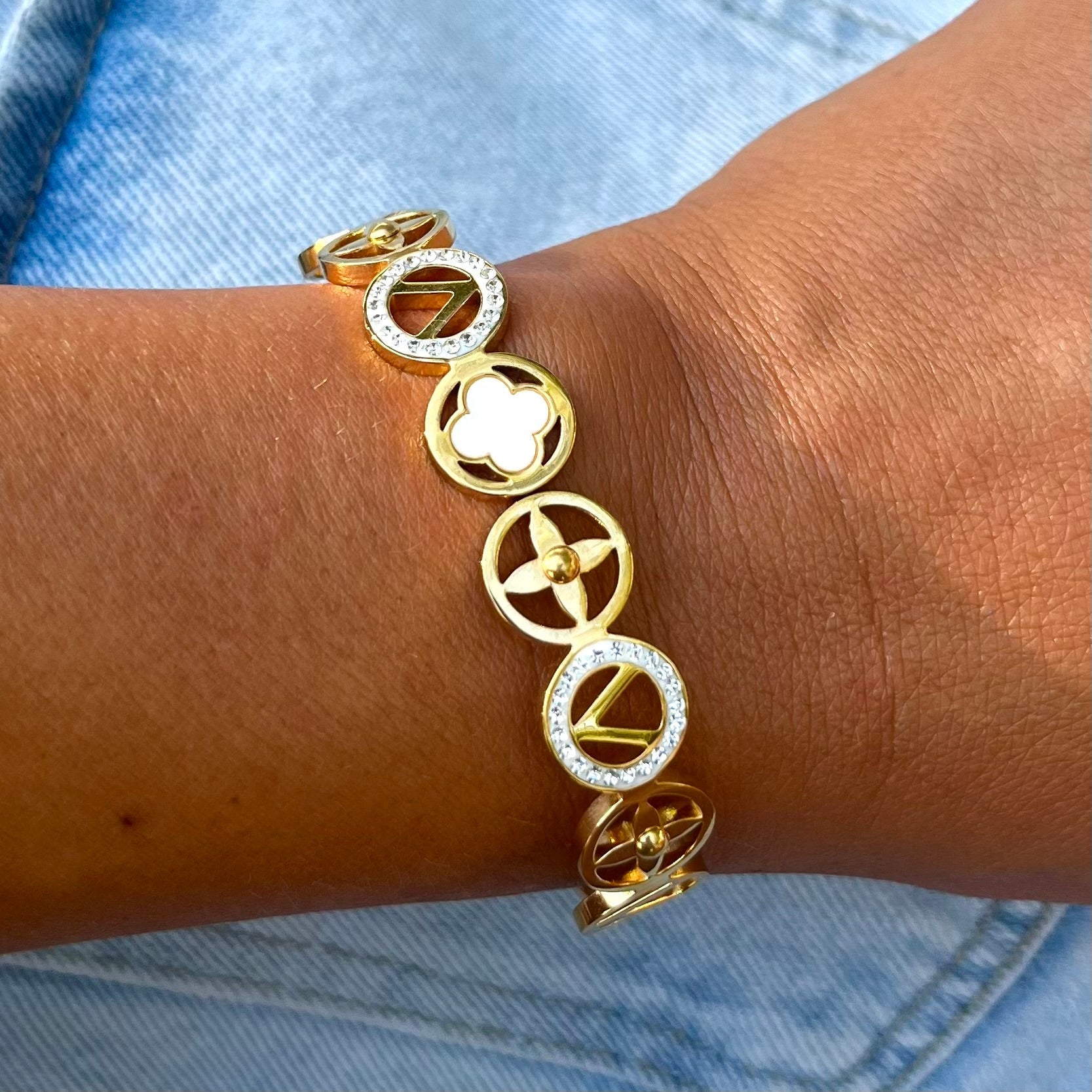 💠 Brățara Magic Symbols ✨ Silver/Gold