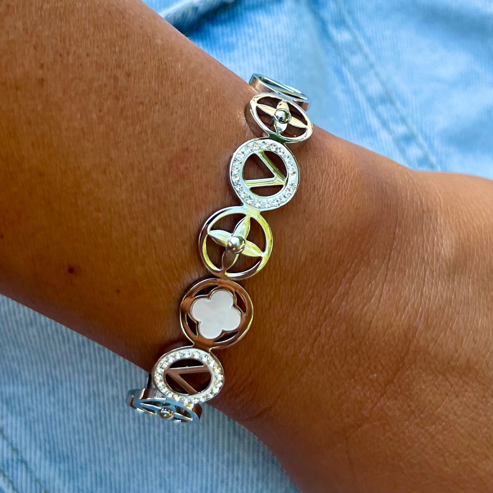 💠 Brățara Magic Symbols ✨ Silver/Gold