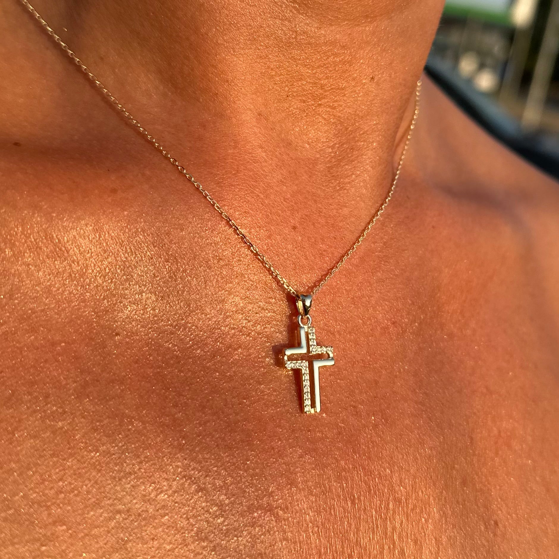 ✨ Colier Faith Shine – Argint 925