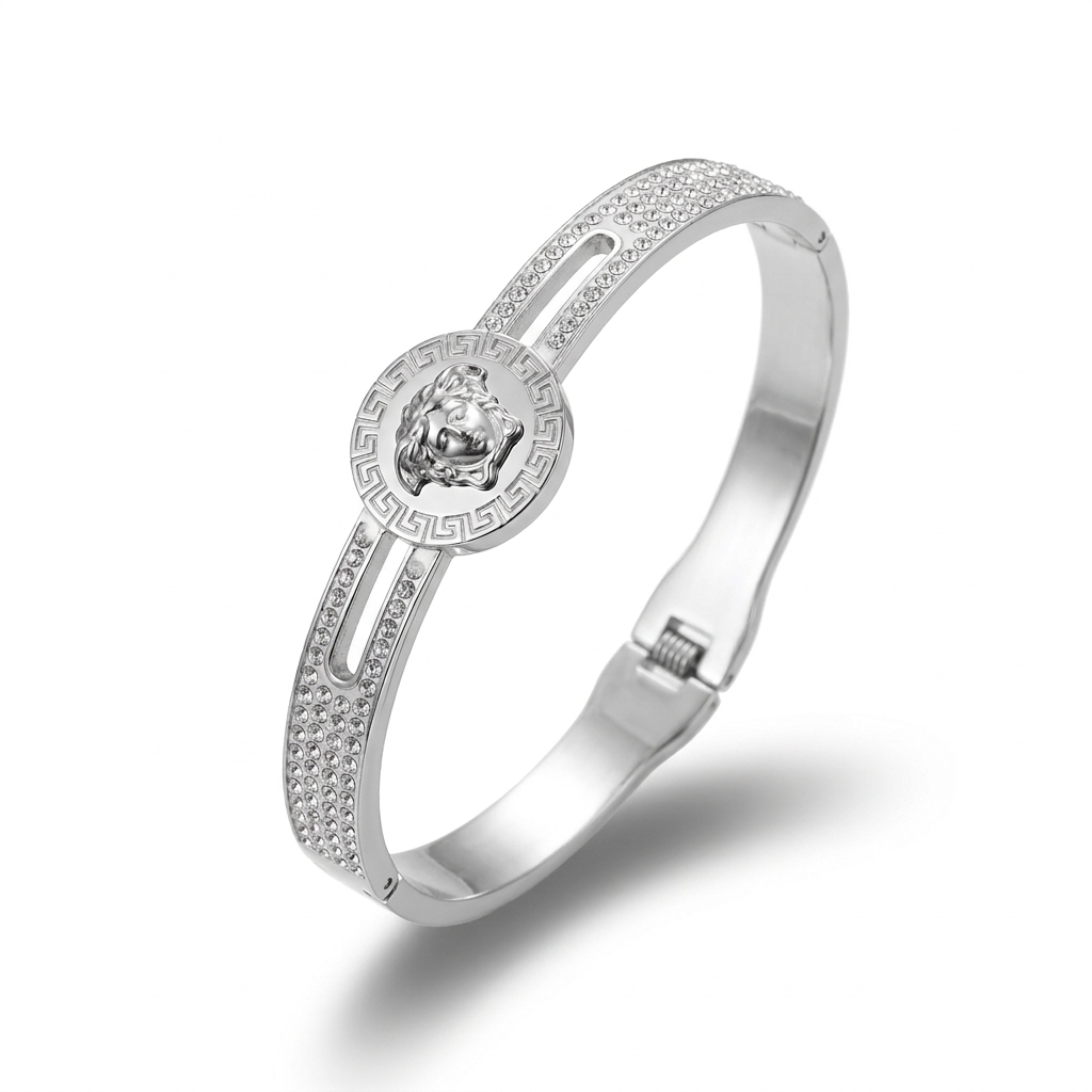 💥 Brățara Power Queen – Silver Edition
