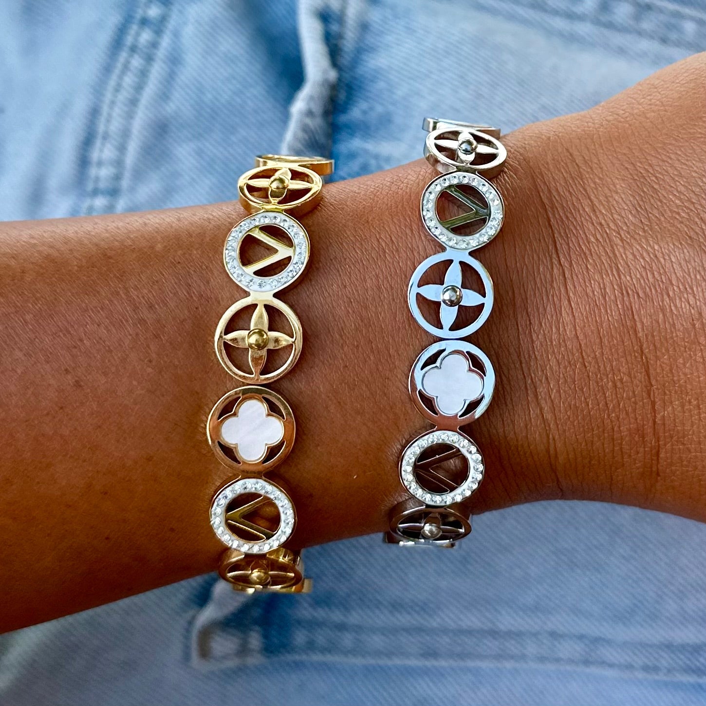 💠 Brățara Magic Symbols ✨ Silver/Gold