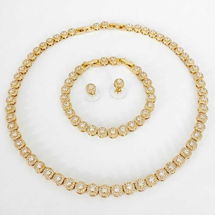 Set Crystal Shine Gold - 3 Piese