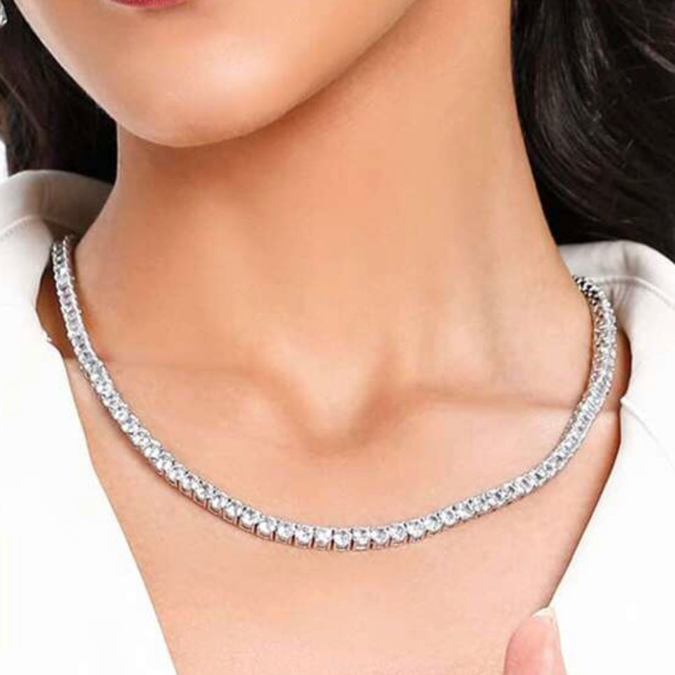 Colier Tennis Luxury Unisex 💎 Silver/Gold
