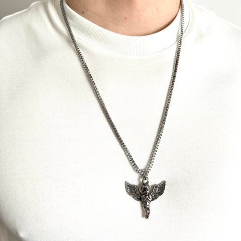 👼 Colier Barbatesc Angel ⛓️✨