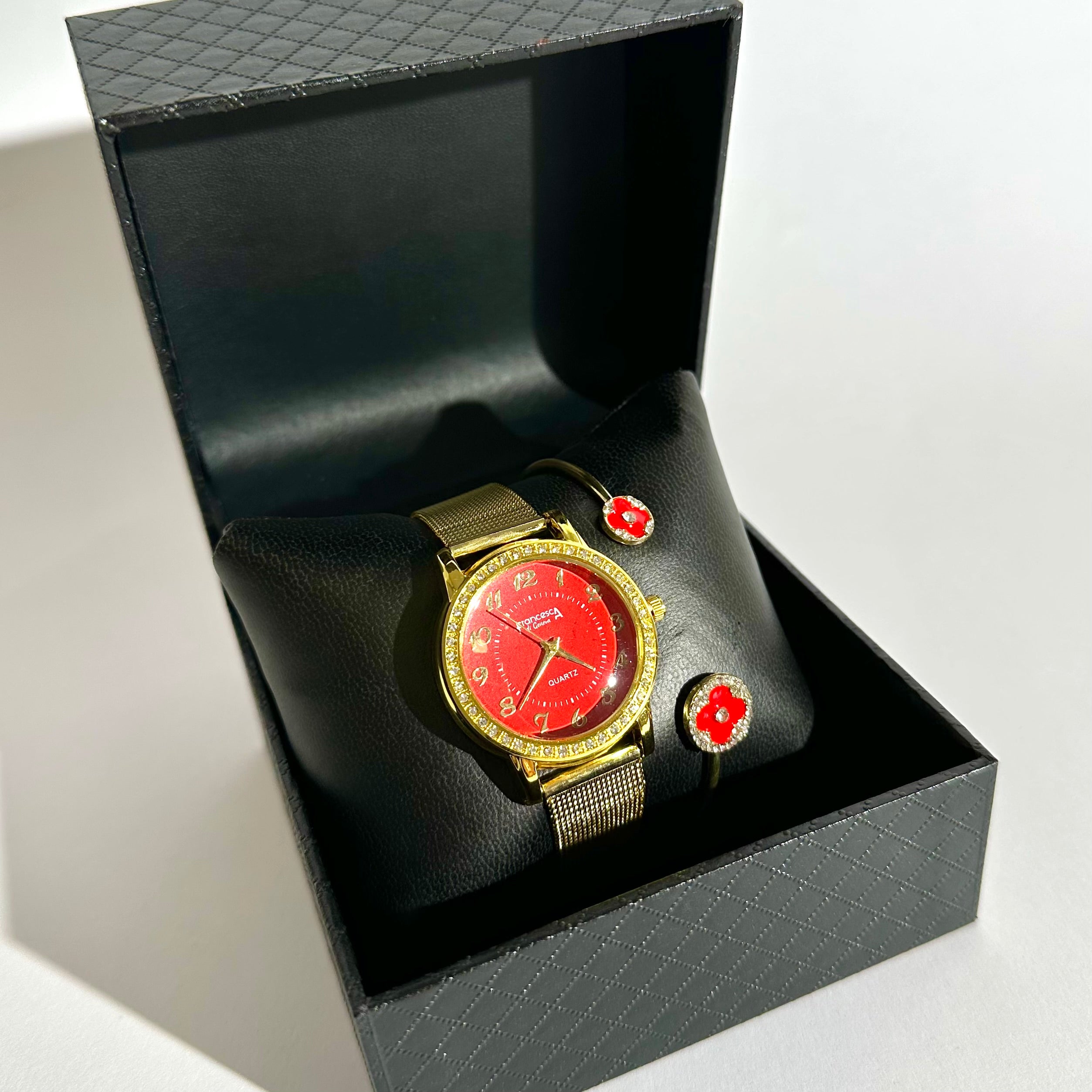 ❤️ Set Ceas & Brățară Florală – Eleganță și Energie