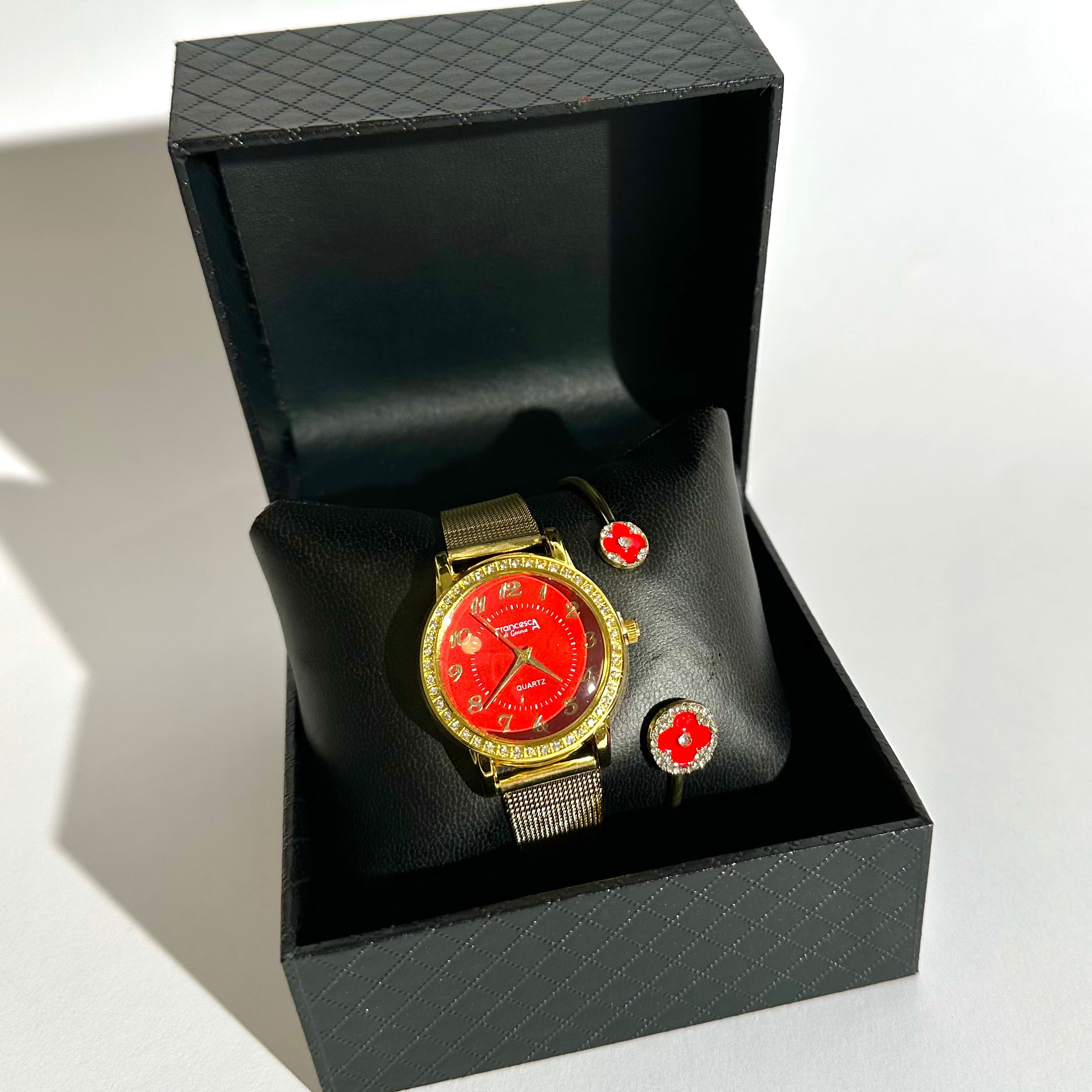 ❤️ Set Ceas & Brățară Florală – Eleganță și Energie