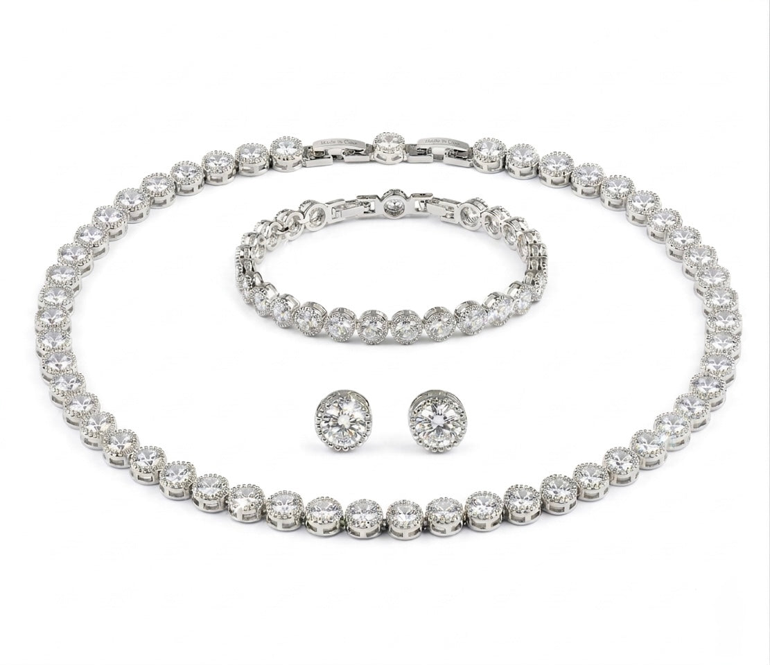 Set Royal Shine – Colier, Brățară și Cercei