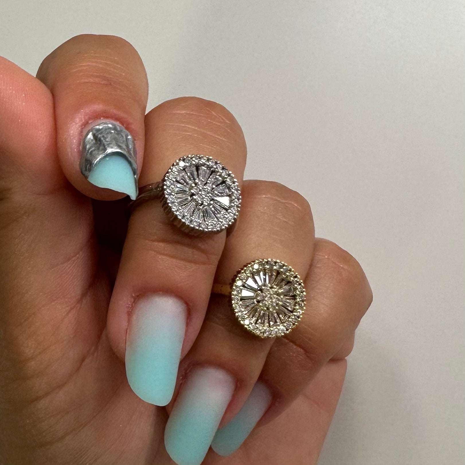 Inel Circle Silver/Gold