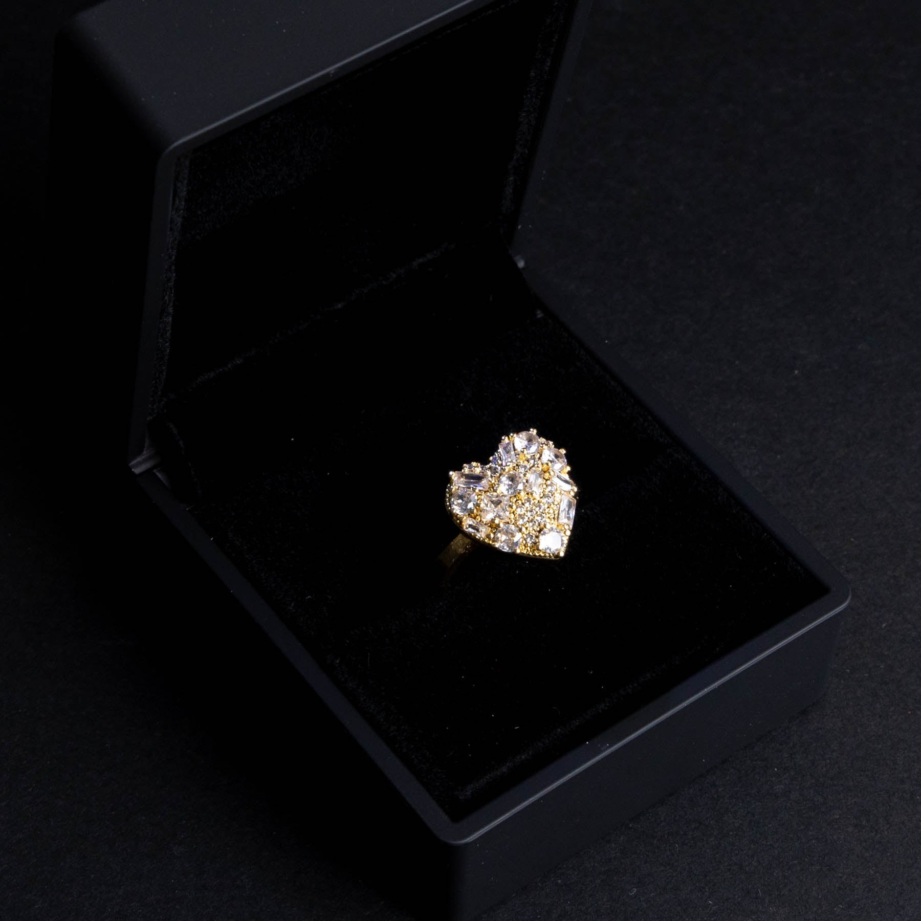 Inel Special Heart Silver/Gold