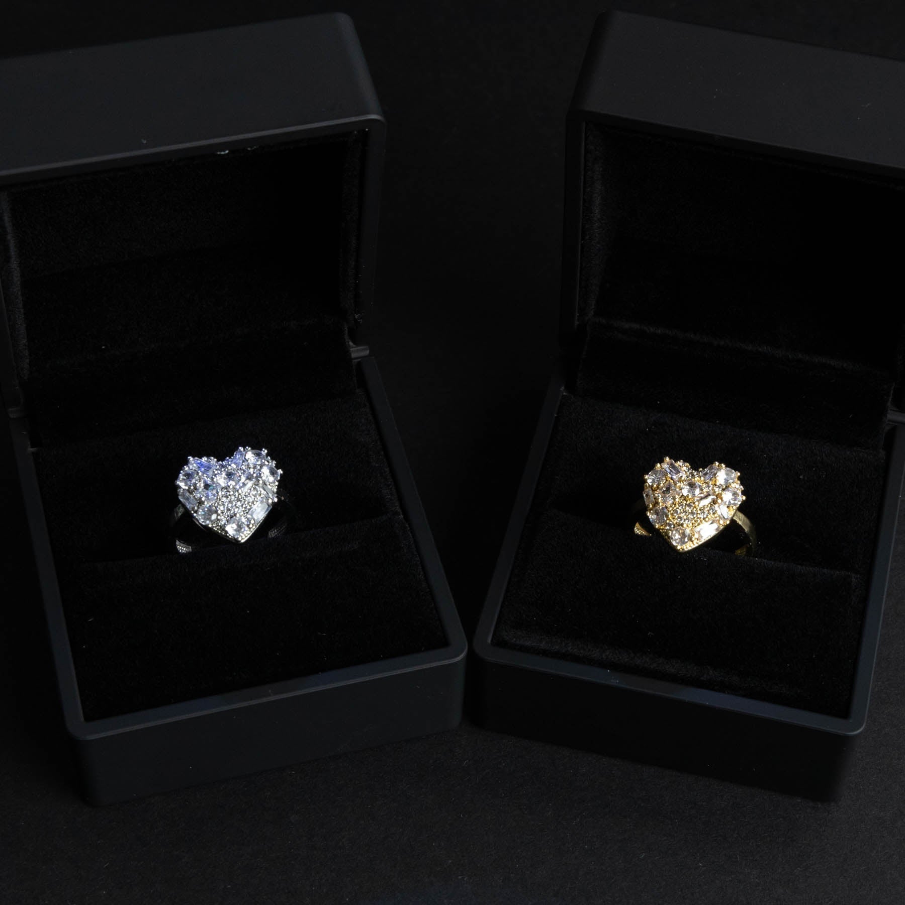 Inel Special Heart Silver/Gold