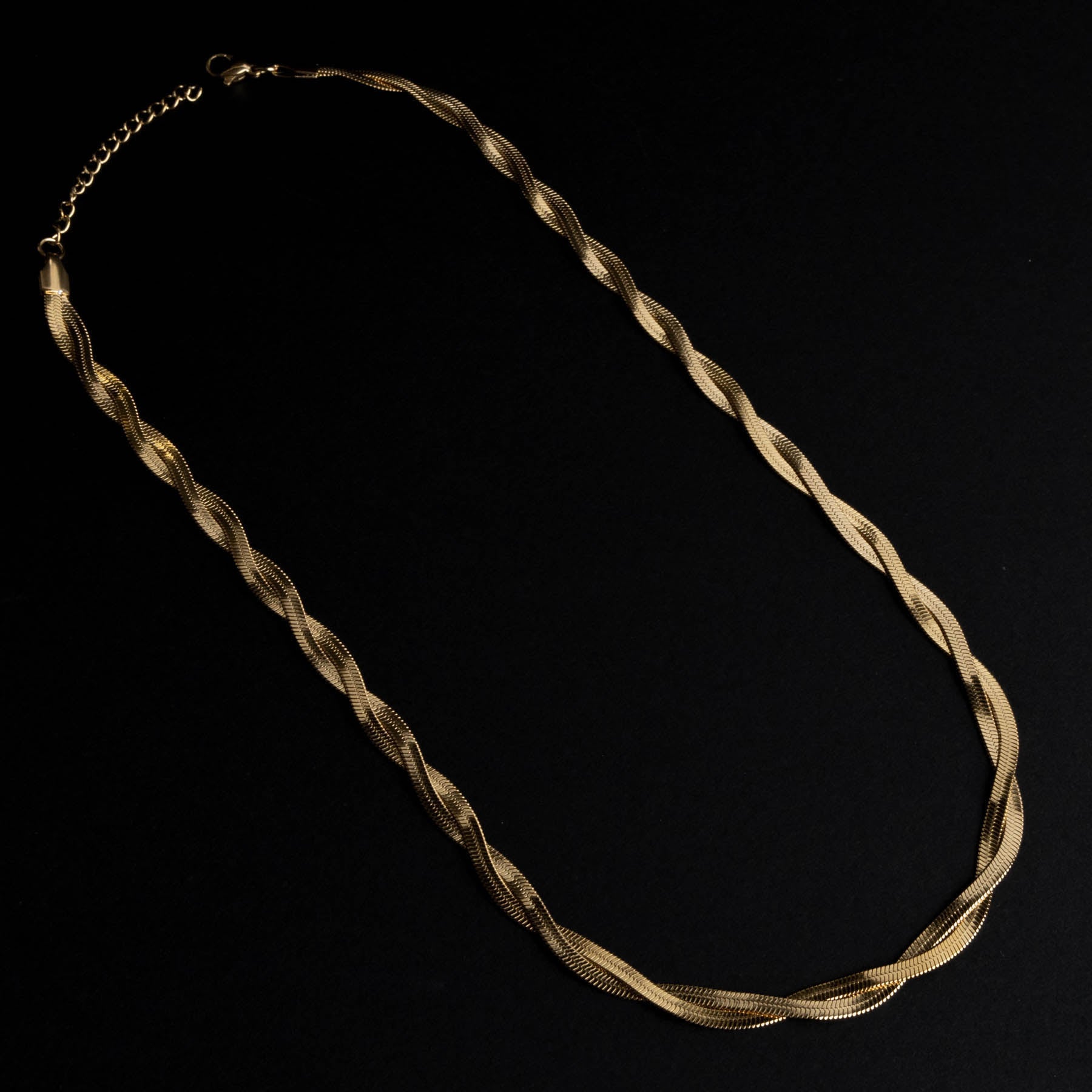 Colier Snake Dublu Gold