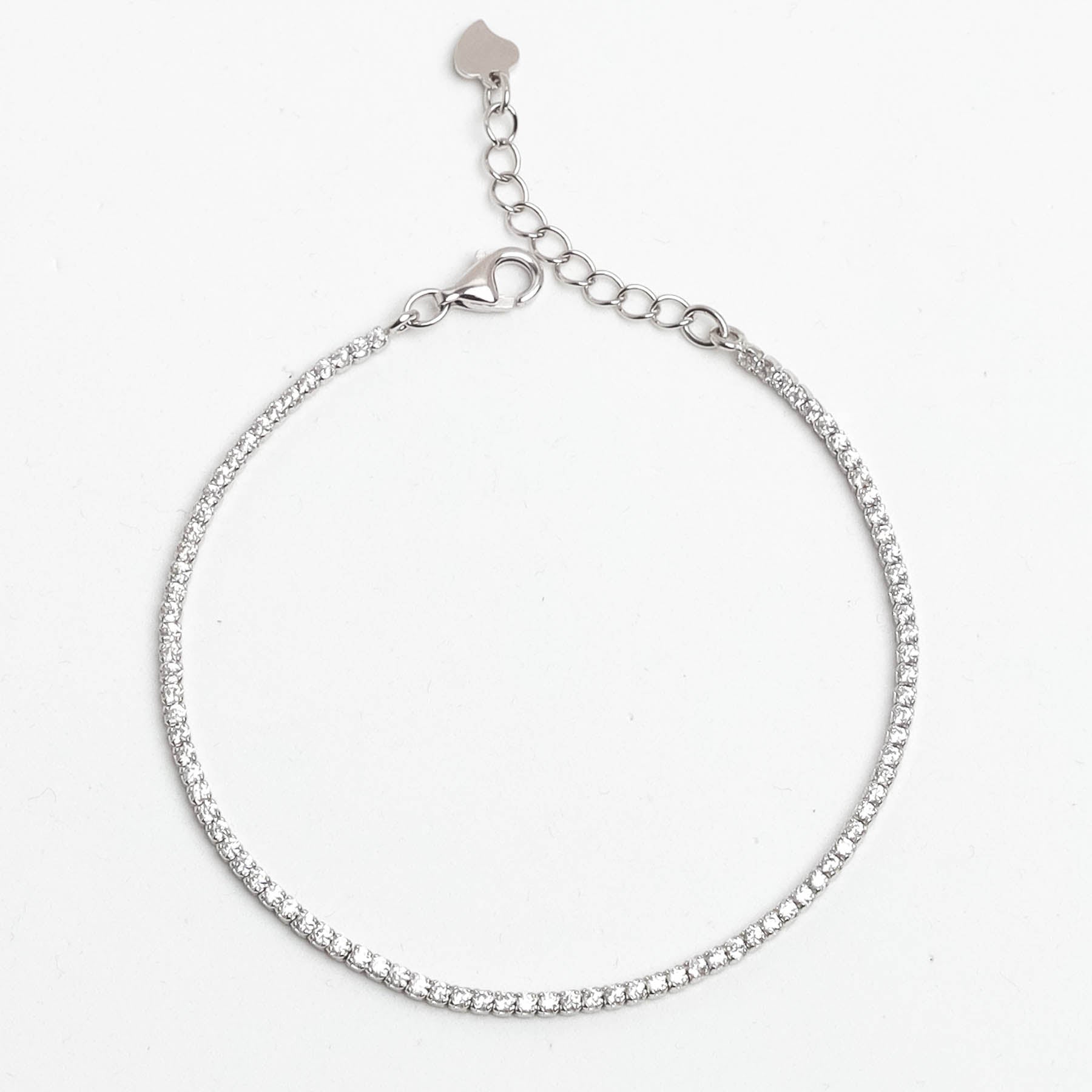 Bratara Tennis 925 cu pietre albe